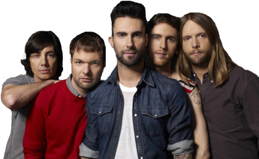 #maroon5 #maroon #5 #five #maroonfive #freetoedit - Maroon 5 Clipart (1024x640), Png Download