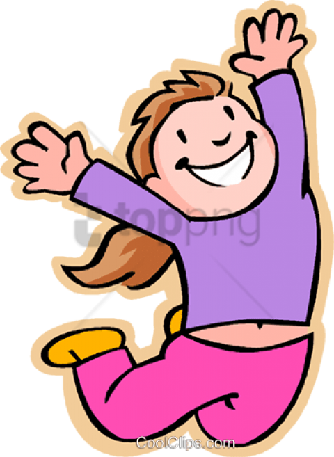 Free Png Kids Painting Clipart Png Png Image With Transparent - Jump Up And Down Clipart (480x657), Png Download