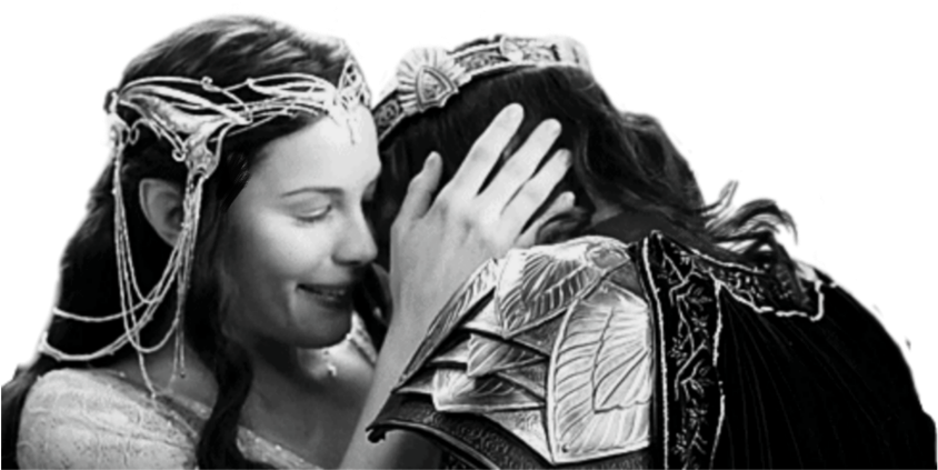 ##aragorn #arwen #lotr #lordoftherings #aragornandarwen - Aragorn Clipart (1024x1024), Png Download
