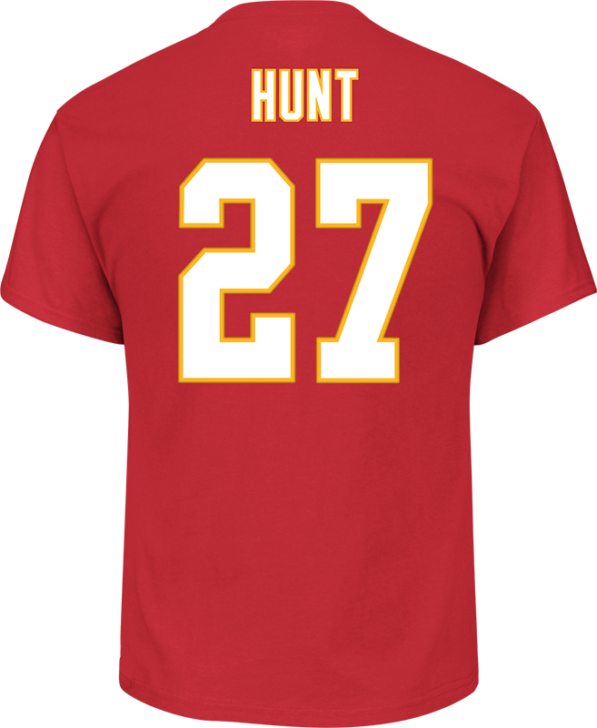 Kansas City Chiefs Kareem Hunt - Mele Kalikimaka T Shirt Clipart (657x800), Png Download