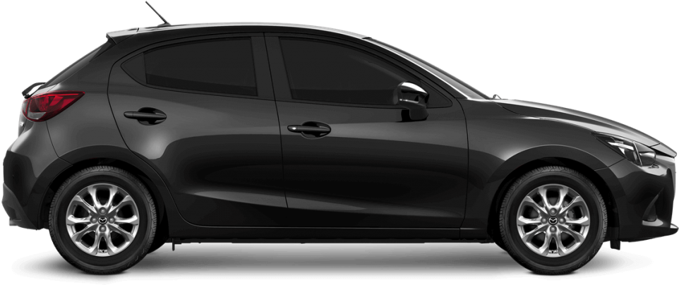 Jet Black Mica - Mazda 2 Jet Black Clipart (1024x426), Png Download