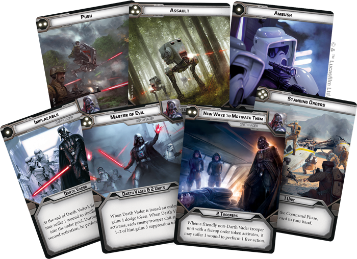 3 - Star Wars Legion Cards Clipart (700x508), Png Download