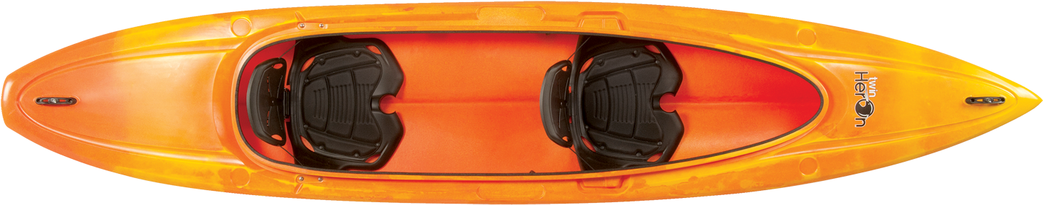 Twinheron Sunrise Top Zoom - Kayak Top View Png Clipart (1506x461), Png Download