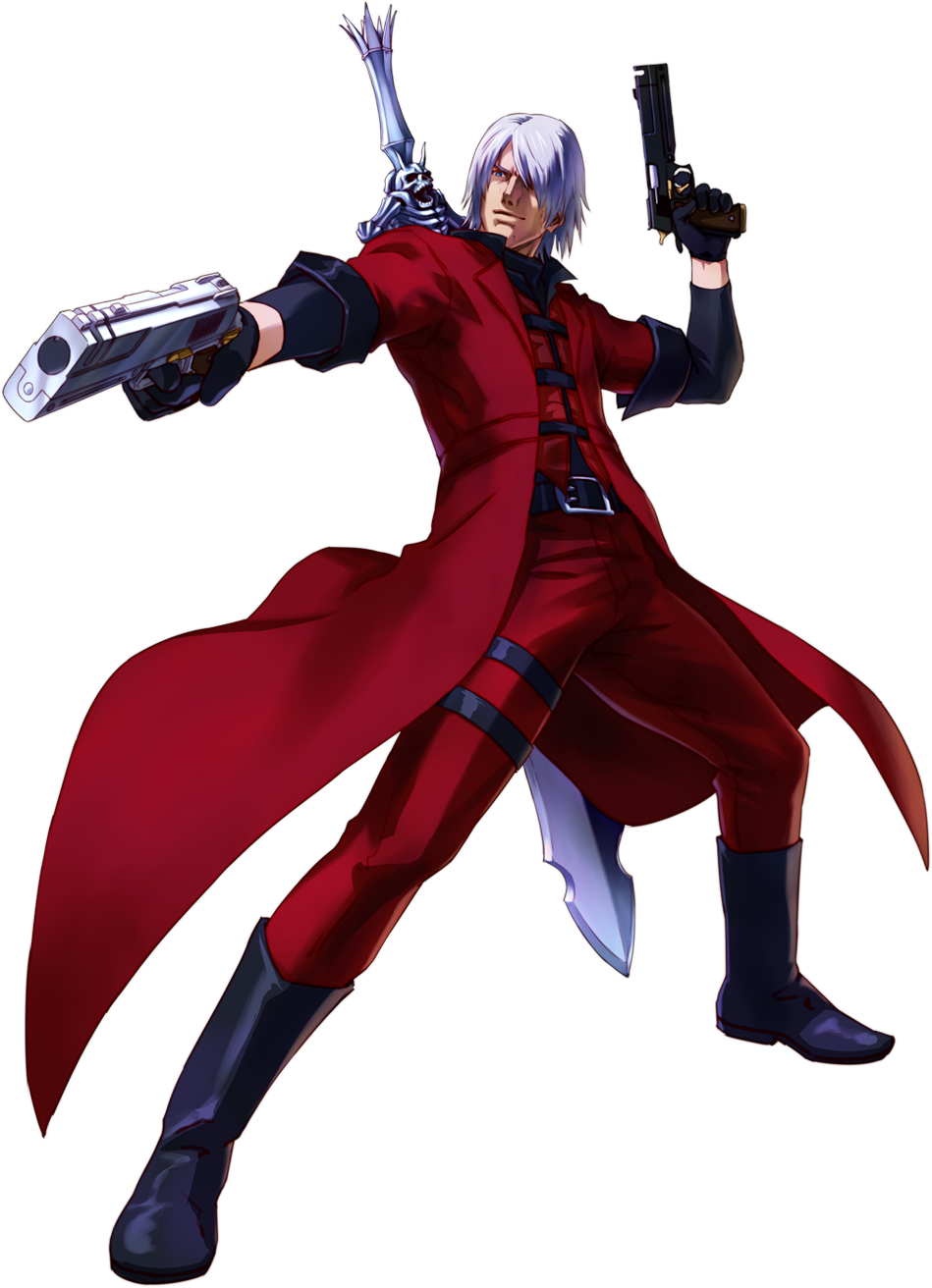 Dmc 1 Reference Pic - Project X Zone Dante Clipart (949x1312), Png Download