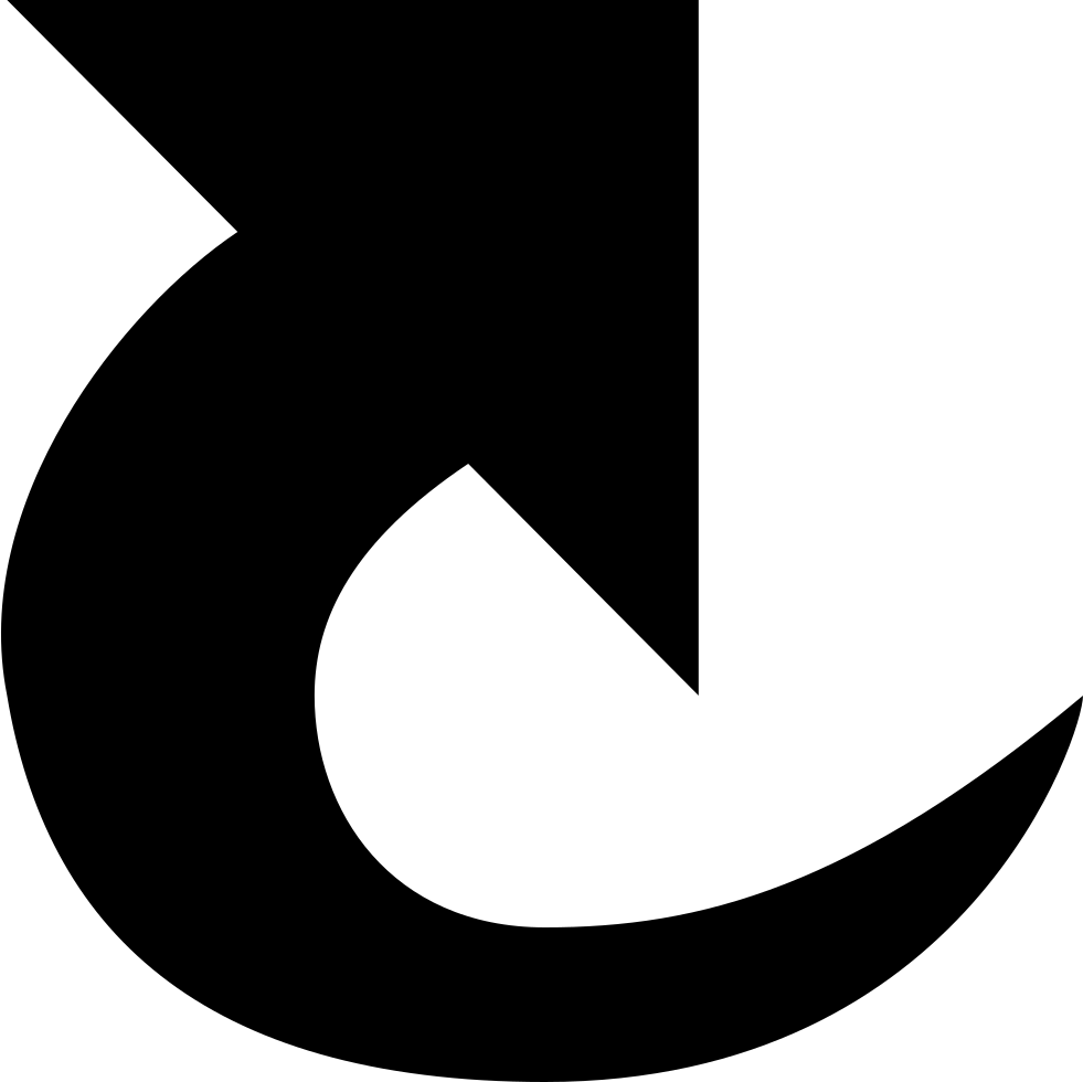 Refresh Page Arrow Shape - Arrow Shape Png Clipart (981x980), Png Download