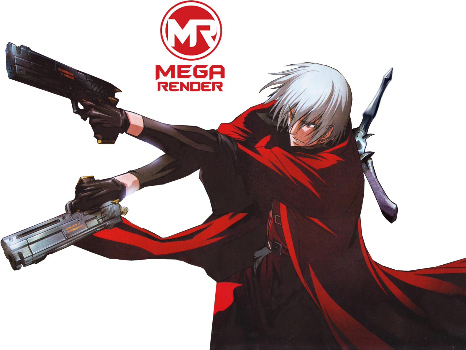 Anime - Devil May Cry Anime Clipart (1600x1184), Png Download