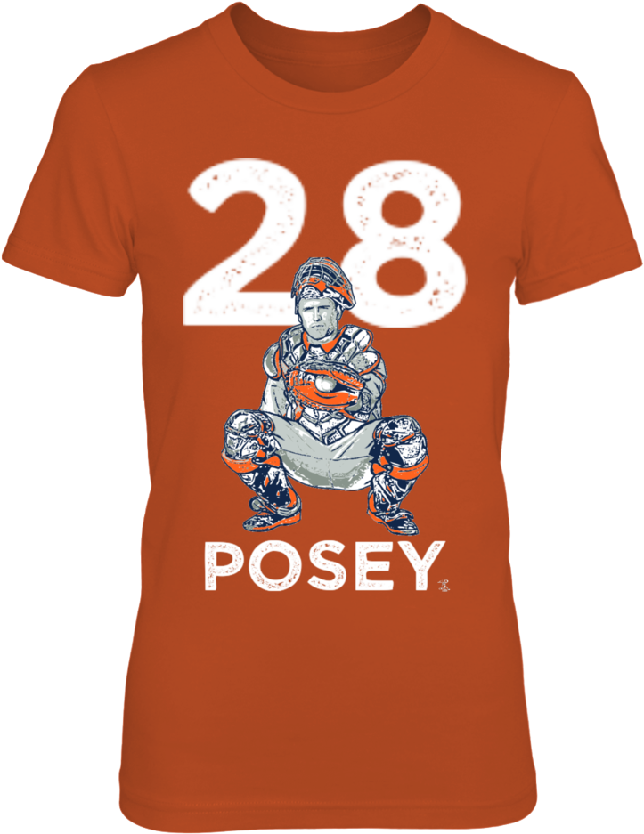 Buster Posey - Active Shirt Clipart (1000x1000), Png Download