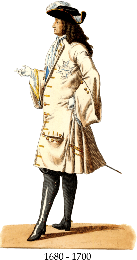 Frock Coats - 17th Century Man Png Clipart (471x912), Png Download