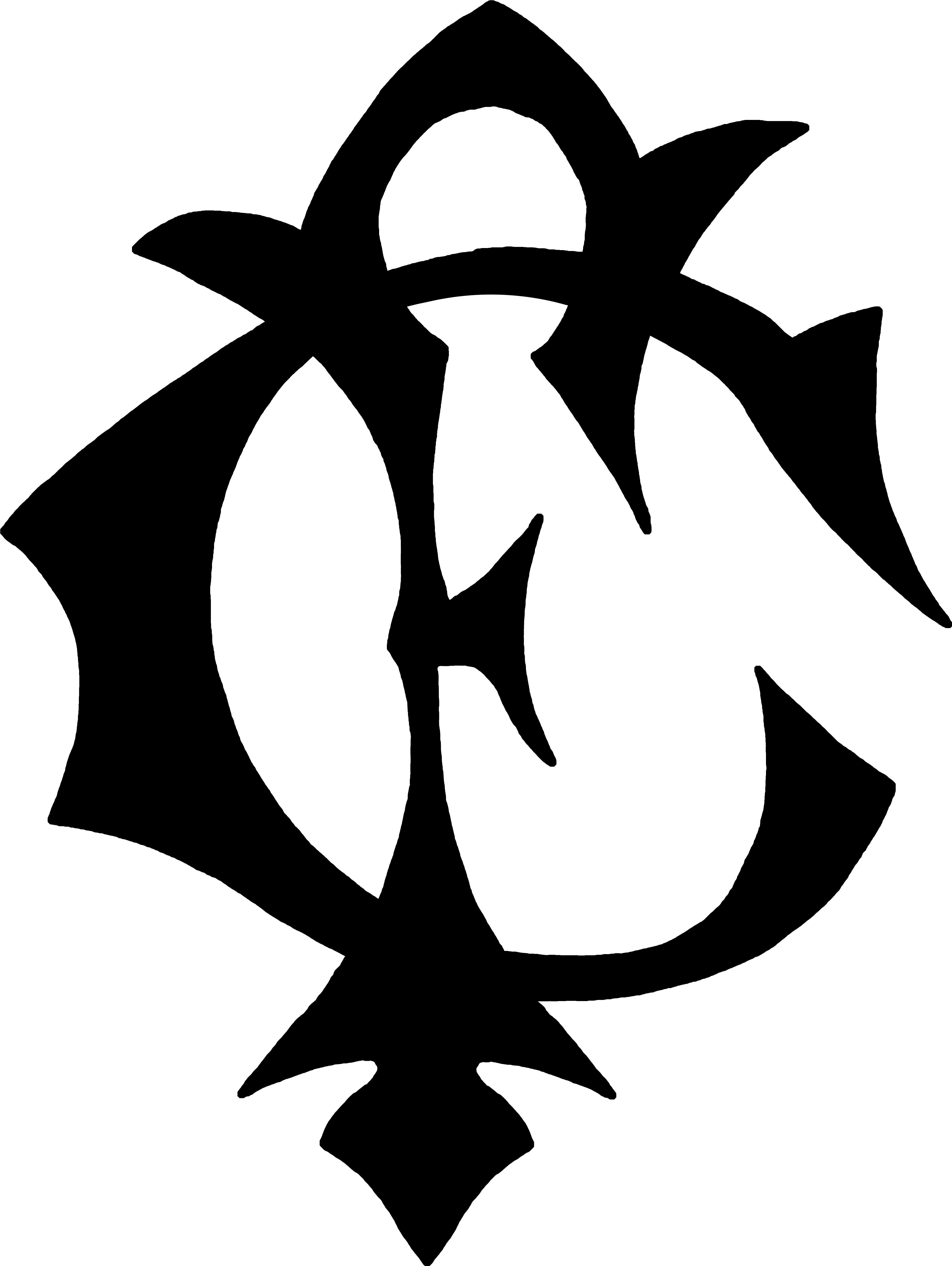 I Scanned These In At 600dpi Black/white So I Could - Emblem Clipart (5100x6600), Png Download