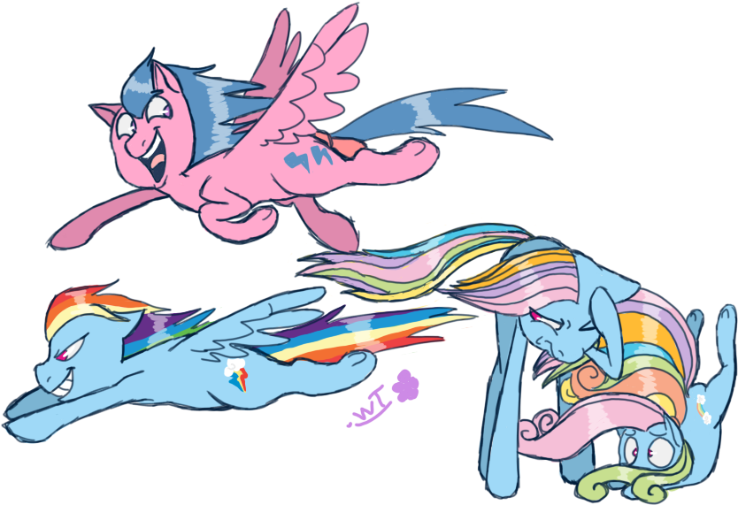 Post 6061 0 47948300 1351596566 Thumb - Mlp Gen 1 Rainbow Dash Clipart (870x600), Png Download