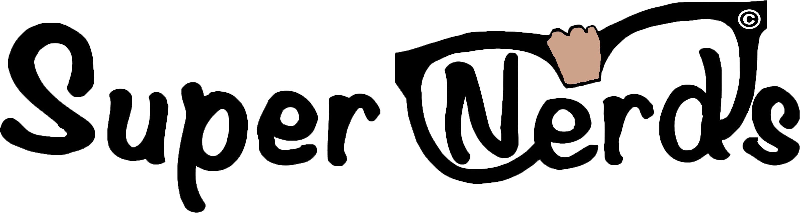 Super Nerds - Calligraphy Clipart (3221x858), Png Download