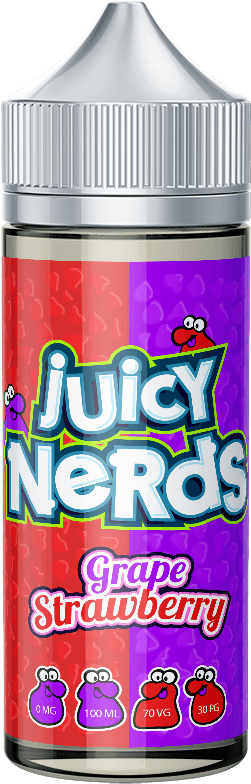 Products-juicy Nerds Grape Strawberry - Fantasi Grape Ice Liquid Clipart (850x900), Png Download