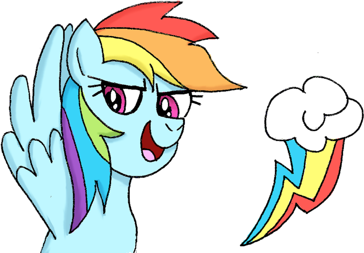 Misseljebel, Cutie Mark, Rainbow Dash, Safe, Solo - Cartoon Clipart (1280x876), Png Download