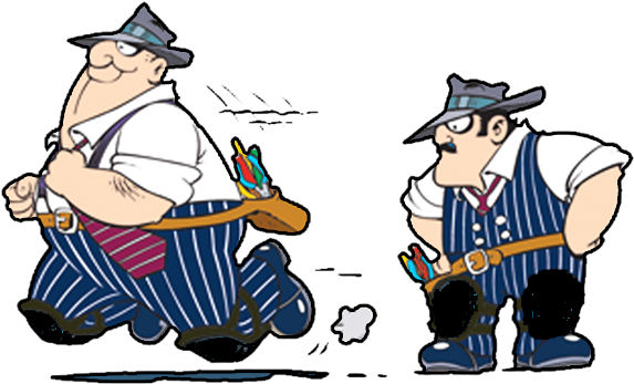 66455 Knee Pads Cartoon 1 - Cartoon Clipart (600x600), Png Download