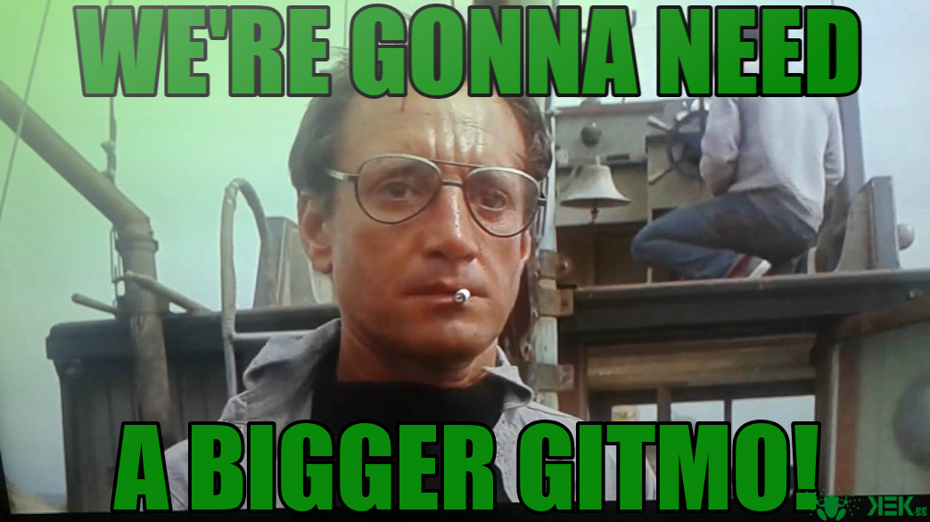 Meme Blaster - Roy Scheider Jaws Clipart (1043x586), Png Download