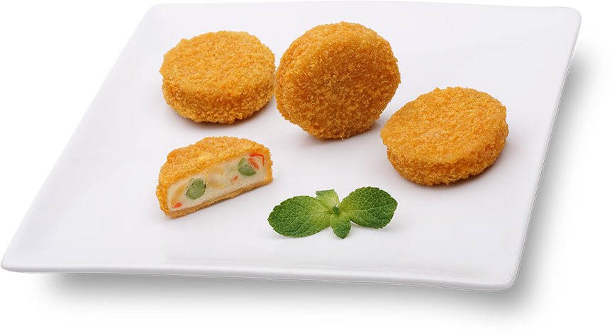Vegetarian Nuggets - Cutlet Clipart (863x474), Png Download
