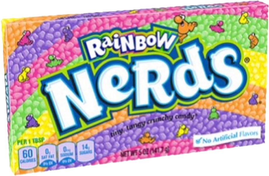 Food Candy Rainbow Nerds Aesthetic Overlay Overlayedit - Nerds Candy Price Philippines Clipart (960x1280), Png Download
