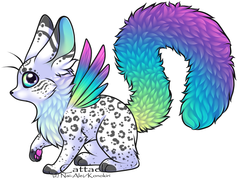 Mystical Clipart Animal - Mystical Animals Cute - Png Download (852x666), Png Download