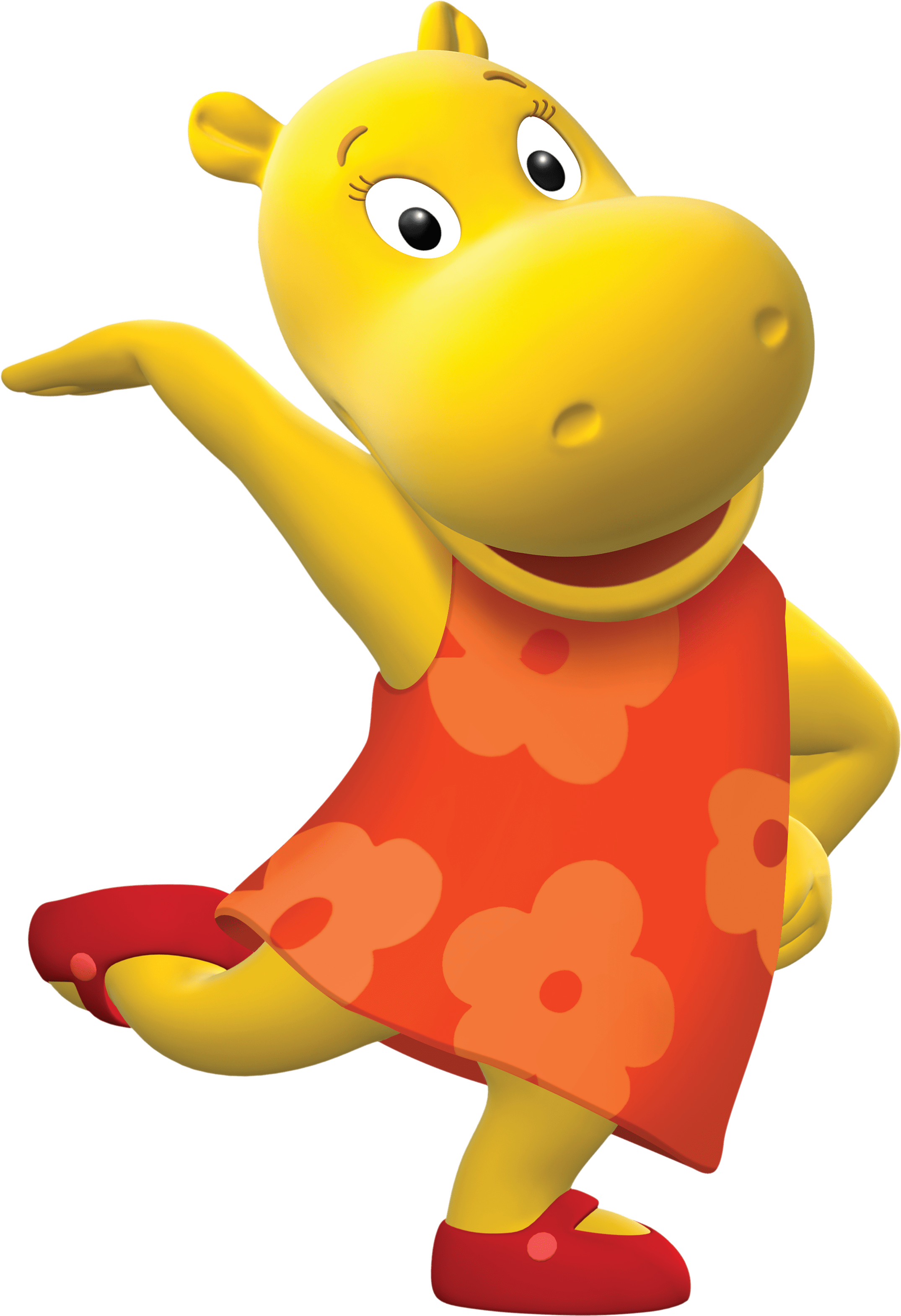 At The Movies - Hippo From Backyardigans Name Clipart (2723x3600), Png Down...