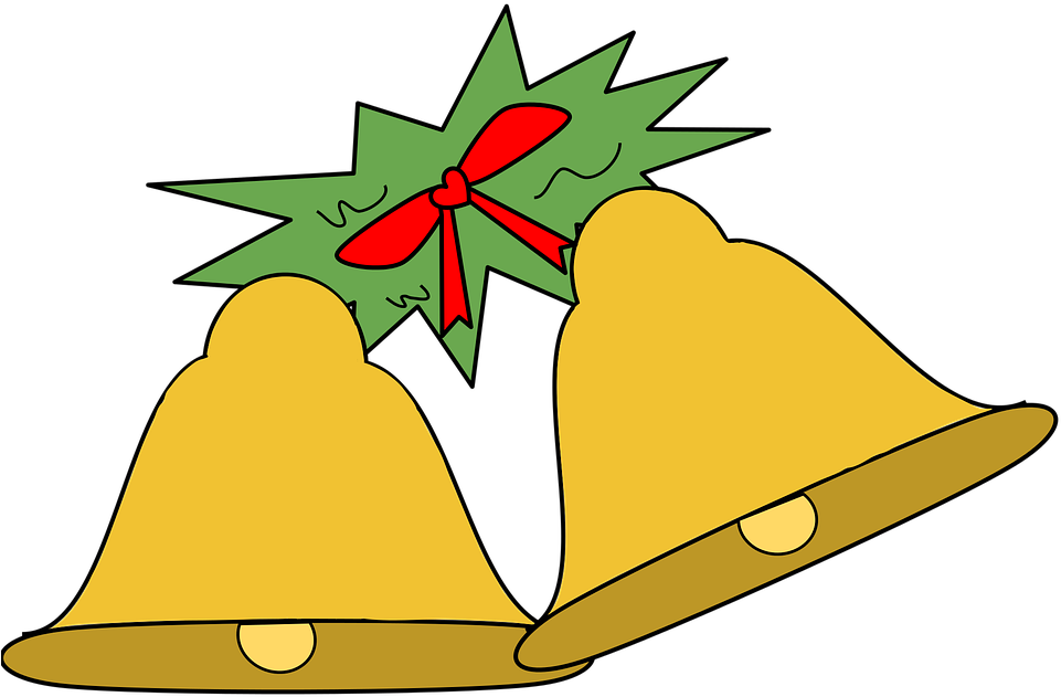 Bells Celebration Jingle - Lonceng Natal Png Clipart (960x696), Png Download