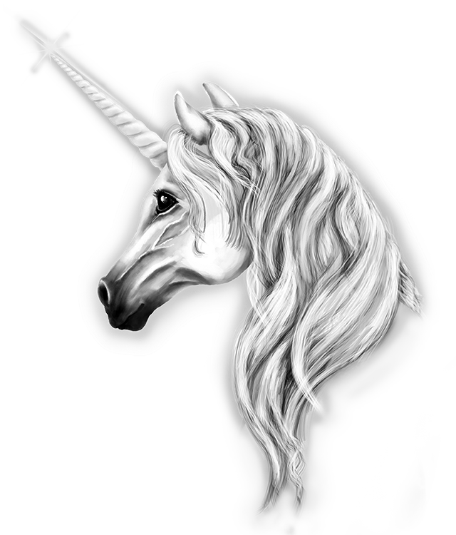 #unicorn In The Futuristic Mystical Aria Series - Unicorn Clipart (640x750), Png Download