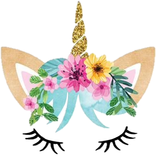 unicorn face clipart gold png download large size png