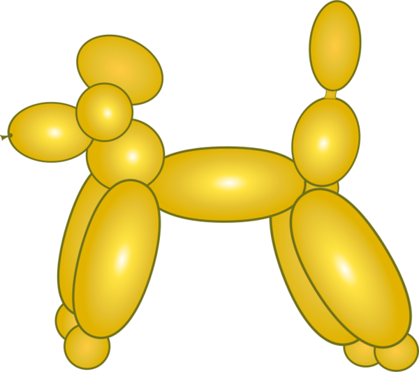 Balloon - Balloon Dog Clipart (600x533), Png Download