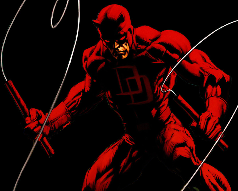 Daredevil, Free Cutout Images - Daredevil Transparent Pdf Clipart (832x668), Png Download