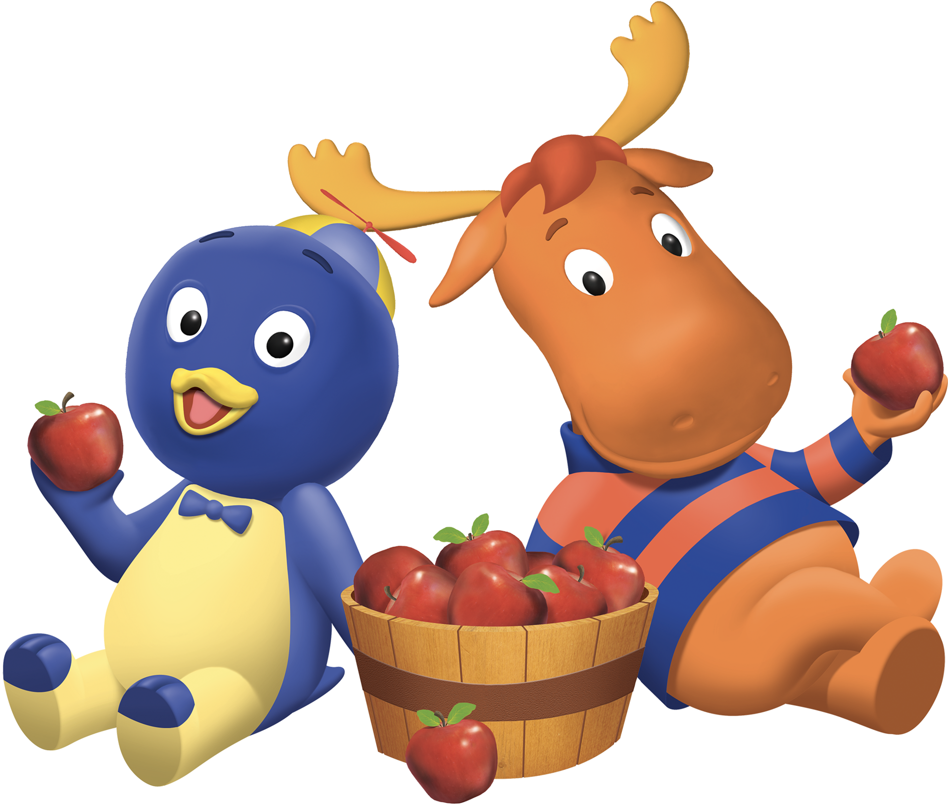 Backyard Again Characters - Tyrone Y Pablo Clipart (2000x1655), Png Download