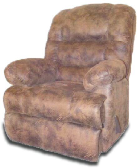 Recliner Shown In Colt Mocha 40”w X 43“d X 43"h - Recliner Clipart (800x617), Png Download