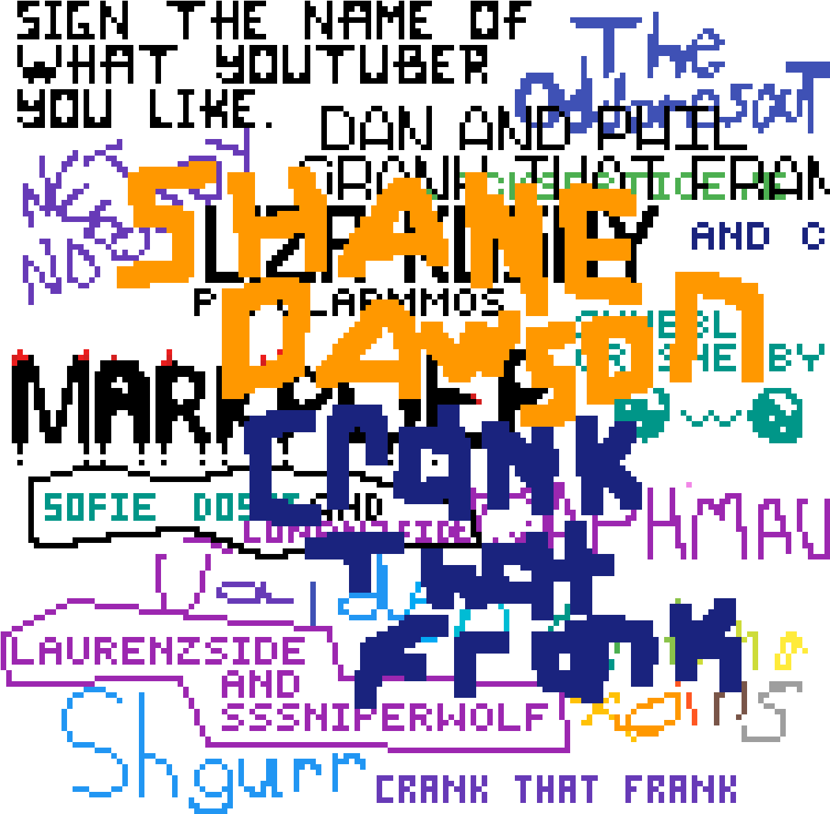 Hehehe I Put Shane Dawson And Crankthatfrank - Youtuber Clipart (1200x1200), Png Download