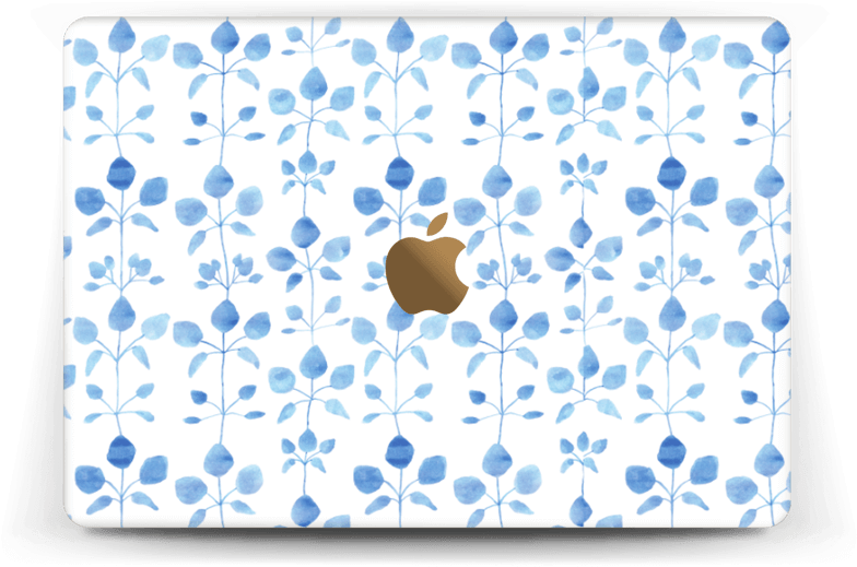 Flores Azules - Motif Clipart (800x563), Png Download
