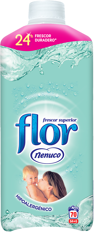 Flor Suavizante Concentrado Nenuco Bebe - Adoucissant Flor Clipart (1000x1000), Png Download