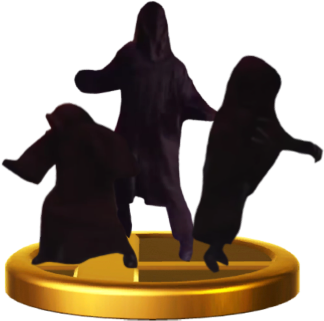 Dementors Are Non-playable Characters In Smash Bros - Figurine Clipart (645x640), Png Download