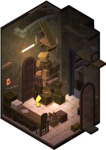 Little Nightmares - Very Little Nightmares Clipart (673x500), Png Download