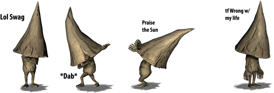 Little Nightmares Squad - Real Life Praise The Sun Clipart (1024x576), Png Download