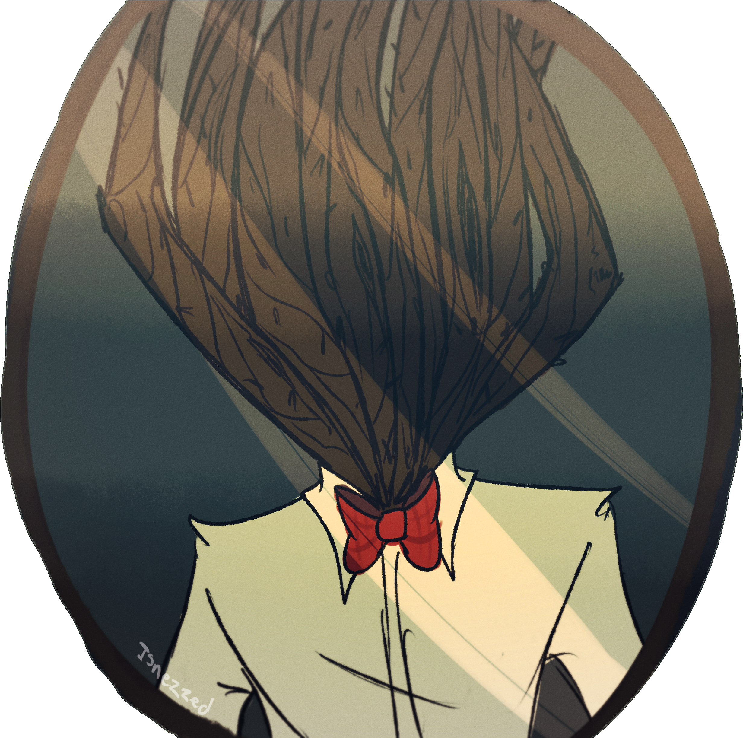 Mirror Man Art - Mirror Man Little Nightmares The Lady Clipart (4000x2445), Png Download