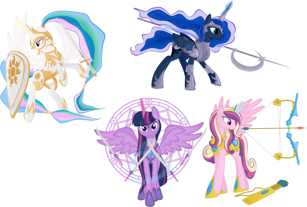 Halberd Clipart Magic - پرنسس های پونی کوچولو - Png Download (1280x870), Png Download