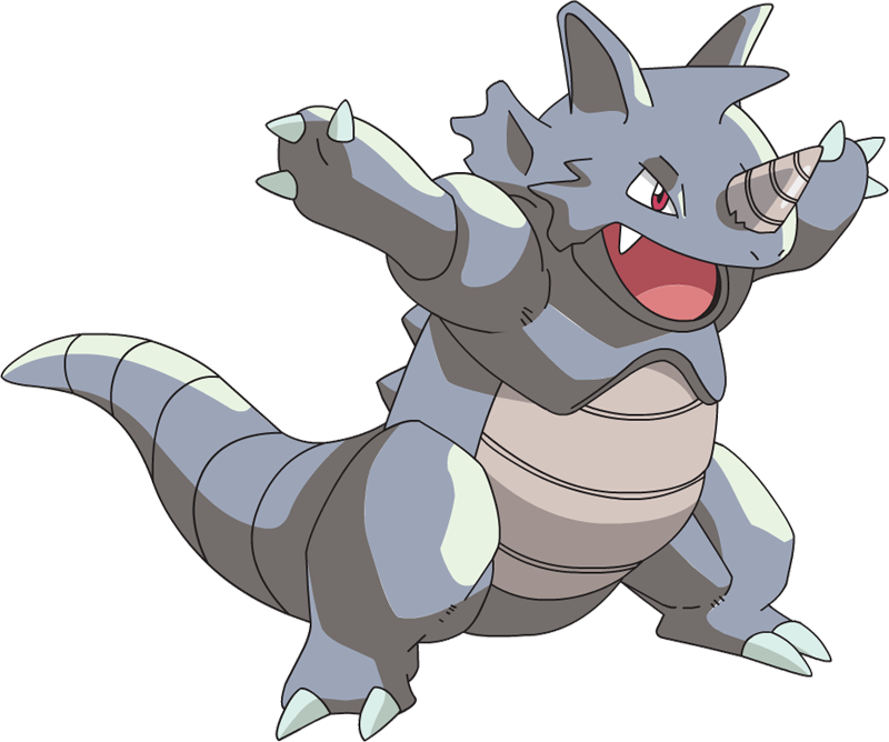 Pokemon Rhydon Is A Fictional Character Of Humans - Rhydon Pokemon Clipart (800x668), Png Download
