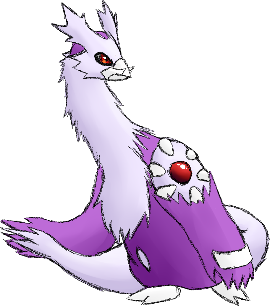 Pokemon Delibird Palkia Digital Art Fanart Afancyartblerg - Cartoon Clipart (913x1032), Png Download