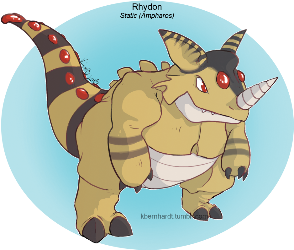 Kbernhardt Deactivated - Pokemon Rhydon Variations Clipart (1004x837), Png Download