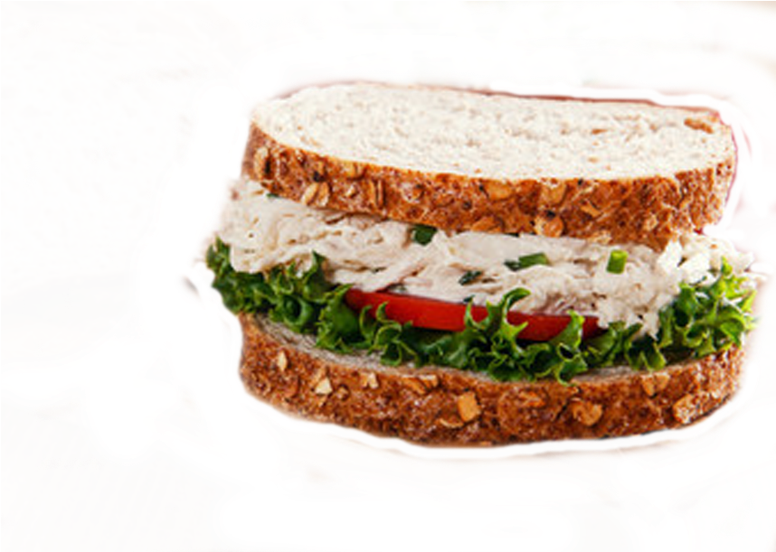 Vc Chick N Salad Sandwich - Fast Food Clipart (960x960), Png Download