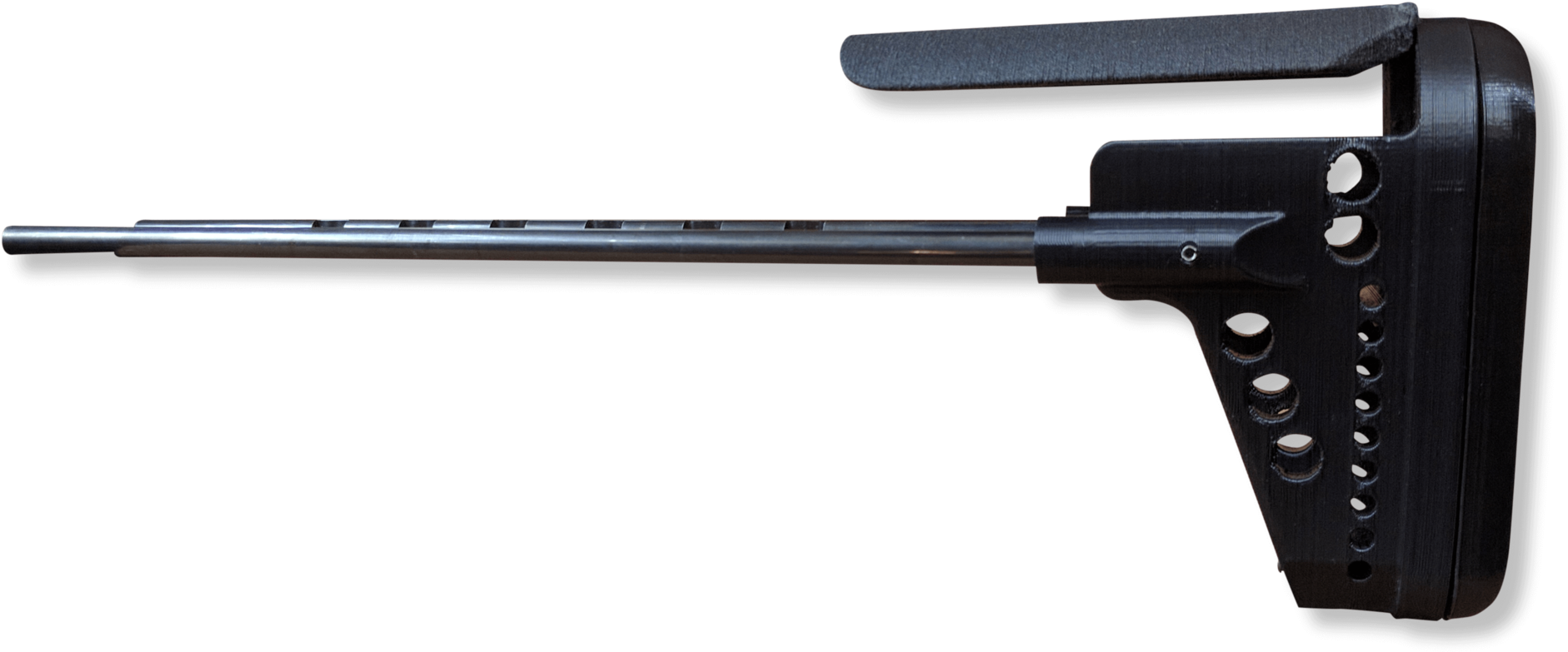 M14 Ebr Stock - Assault Rifle Clipart (1882x783), Png Download