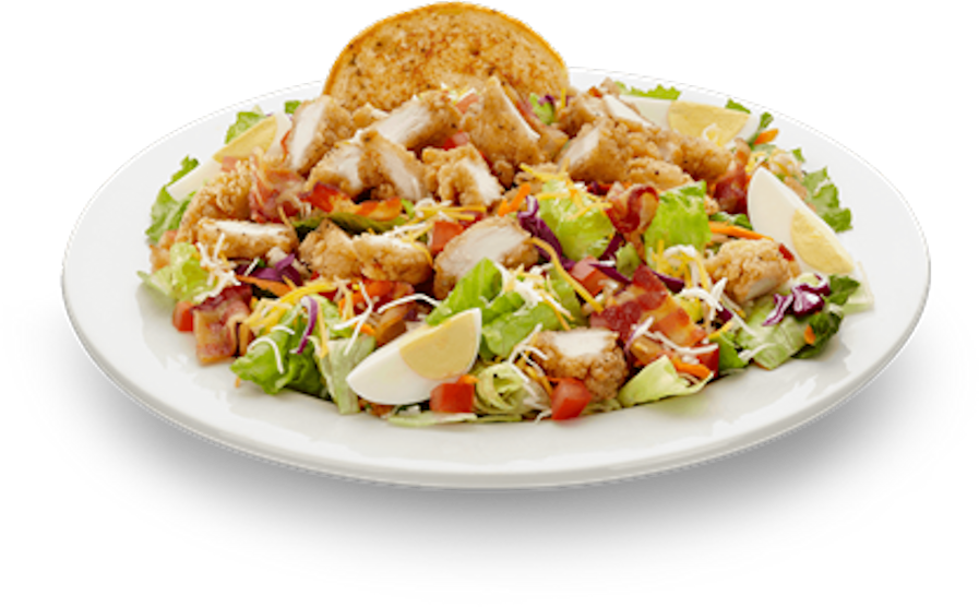 Chicken Salad - Del Taco Salad Clipart (897x556), Png Download
