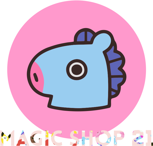 Magic Shop 21 Masked Dancing Pony Mang - Bt21 Mang Clipart (710x710), Png Download
