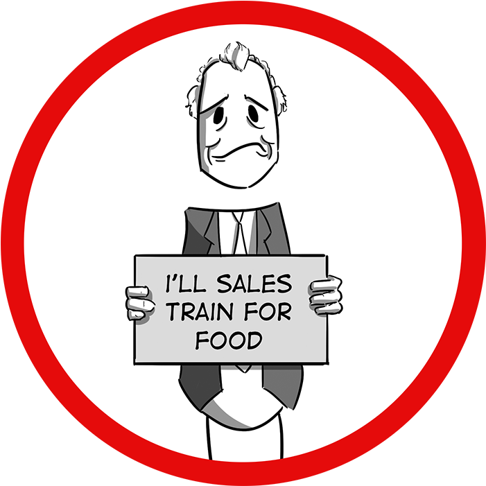 Sales People Who Improve Themselves, Earn More Money - Cartoon Clipart (900x900), Png Download