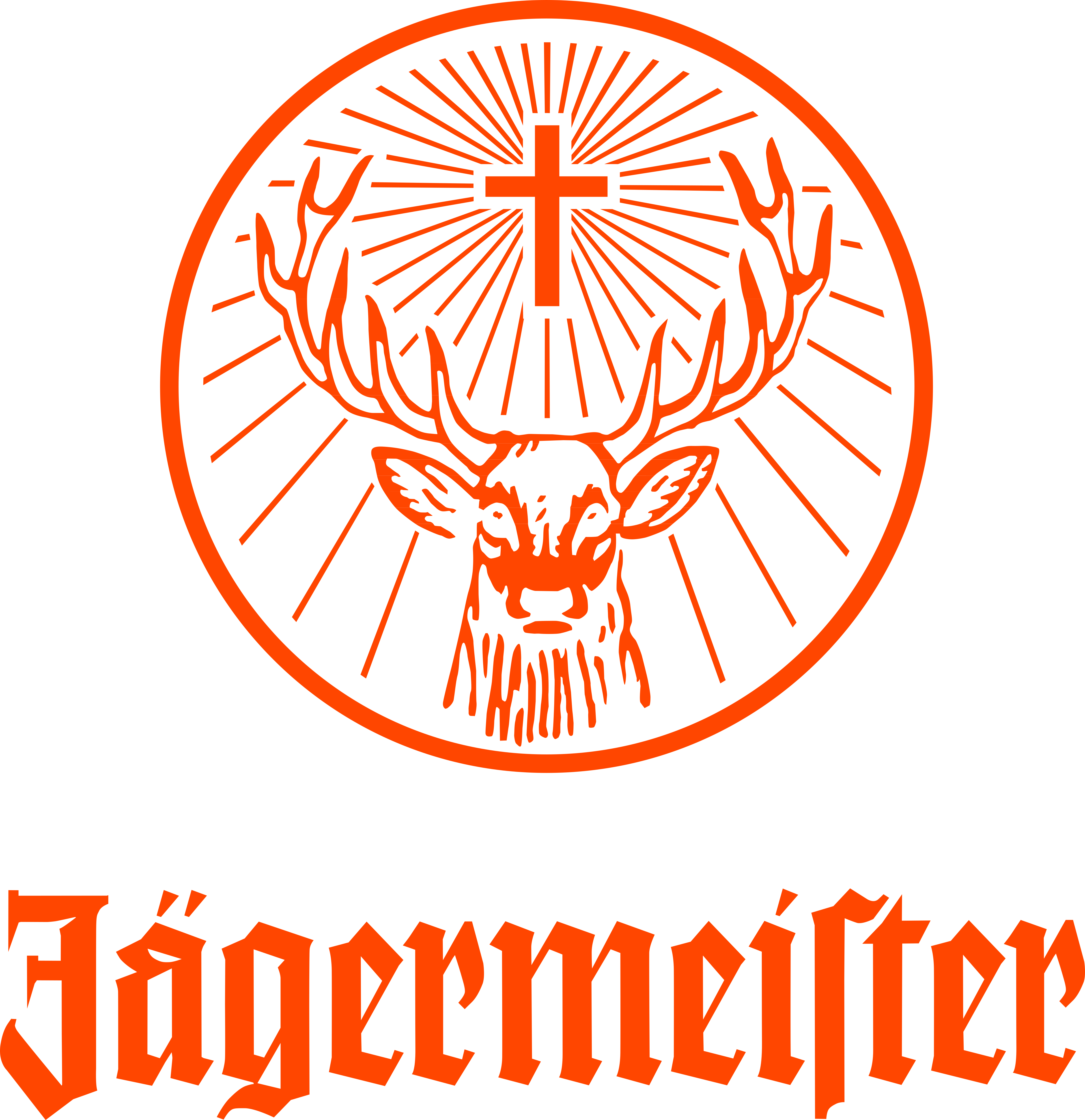 Jagermeister Logo Clipart (4844x5000), Png Download
