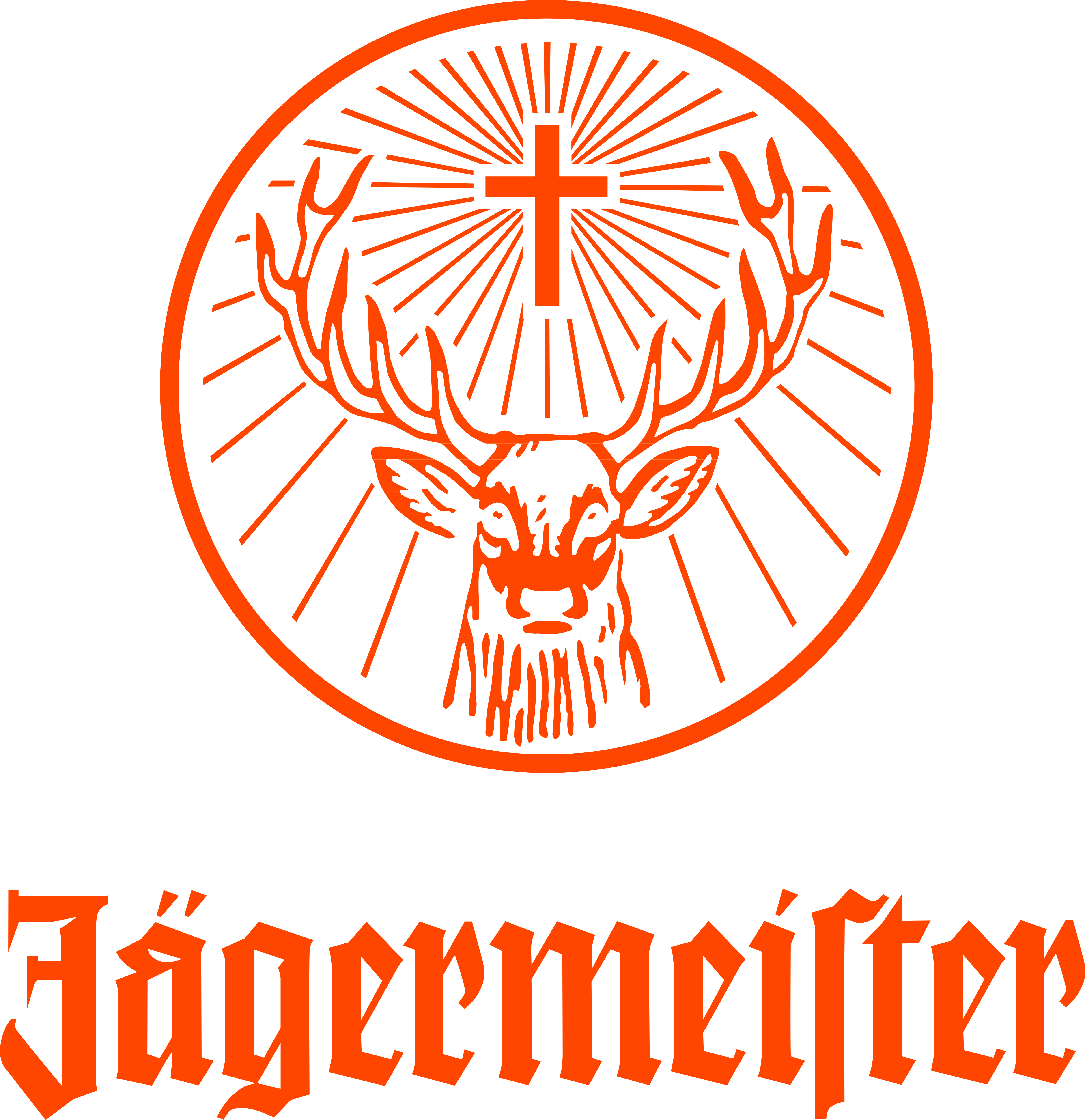 Jagermeister Logo Clipart Large Size Png Image PikPng