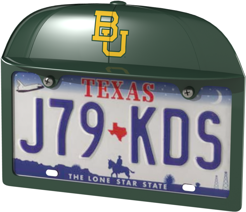 Baylor University Baseball Cap Frame - Texas License Plate Clipart (1024x768), Png Download