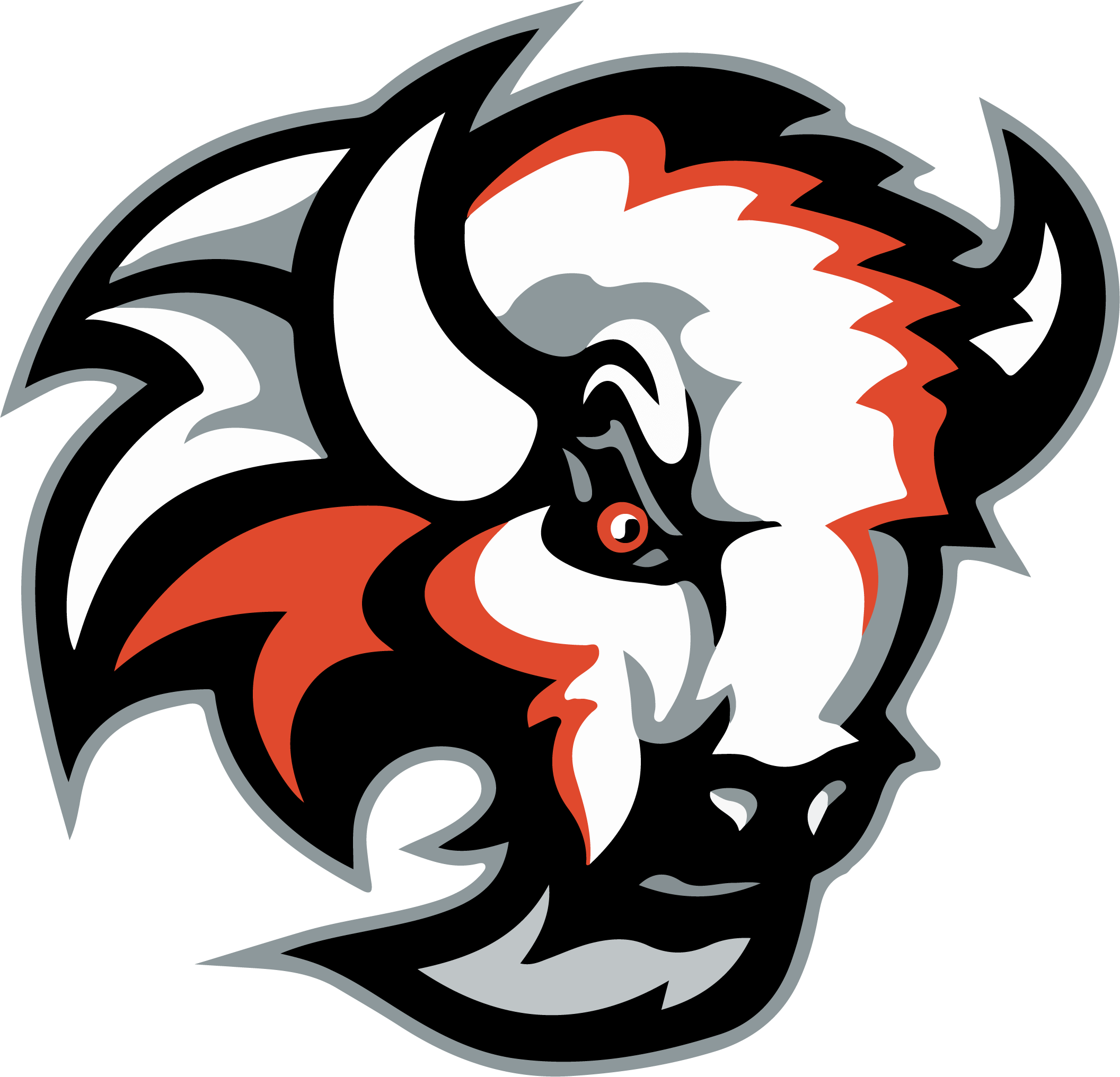 Mccook Bison Tv Clipart (2113x2033), Png Download